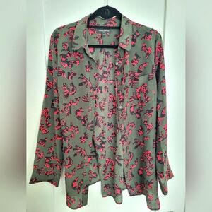 Banana Republic 100% Silk Women's Shirt sz Large